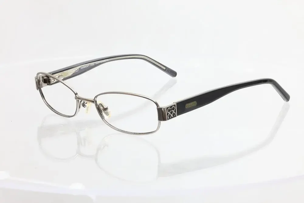 Coach Harmony (1025) Dark Gunmetal 49-17-130mm Eyeglass FRAMES ONLY - GOOD